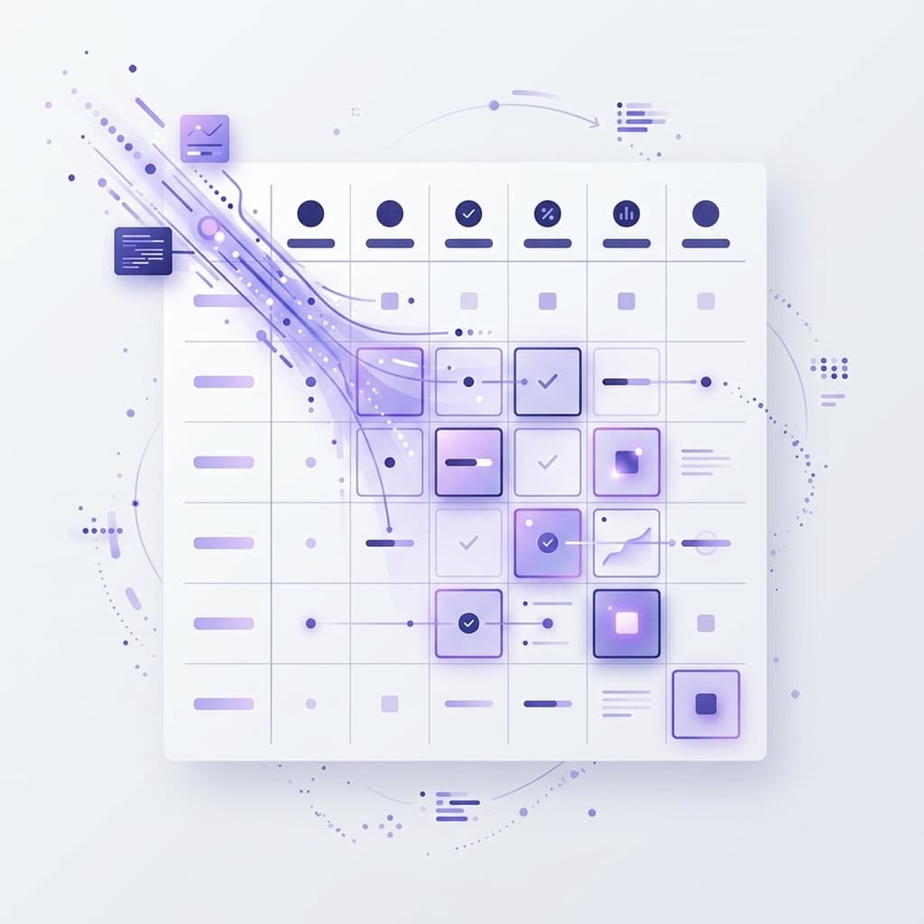 Visualization of a SaaS feature matrix showing SSO capabilities migrating between tiers